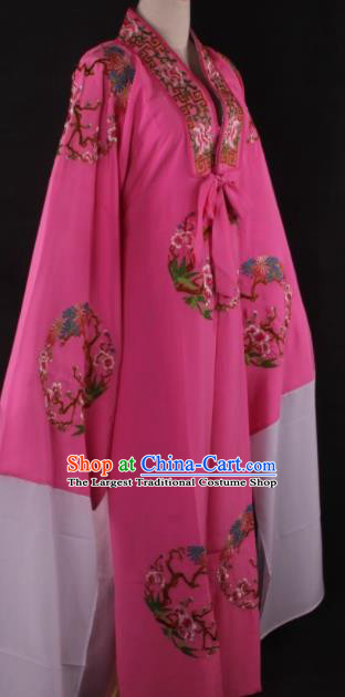 Traditional Chinese Shaoxing Opera Niche Gifted Scholar Rosy Robe Ancient Childe Costume for Men