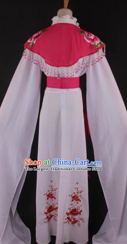 Professional Chinese Beijing Opera Princess Rosy Dress Ancient Traditional Peking Opera Diva Costume for Women