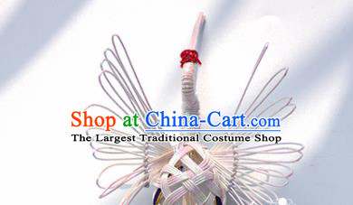 Japanese Geisha Kimono Crane Hair Claw Hairpins Traditional Yamato Hair Accessories for Women