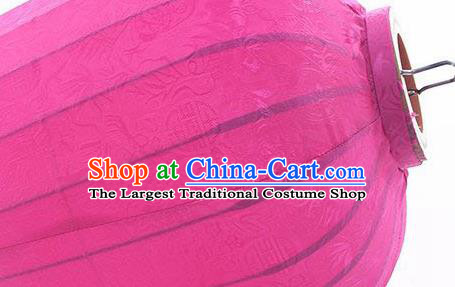 Chinese Traditional Spring Festival Rosy Hanging Lantern Wedding Handmade Palace Lanterns