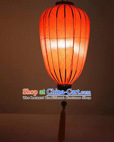 Chinese Traditional Spring Festival Yellow Hanging Lantern Wedding Handmade Palace Lanterns