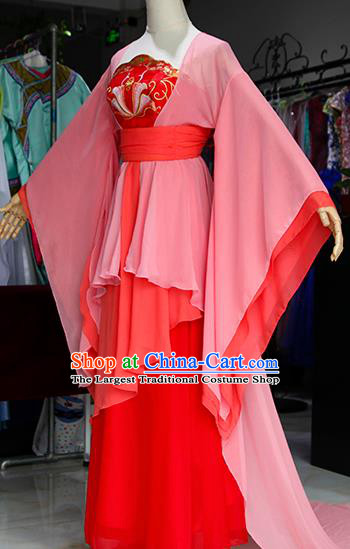 Chinese Ancient Drama Court Maid Costumes Traditional Tang Dynasty Imperial Consort Dress for Women