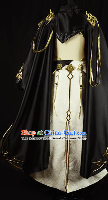 Chinese Ancient Cosplay Young Kawaler Knight Clothing Traditional Hanfu Swordsman Costume for Men