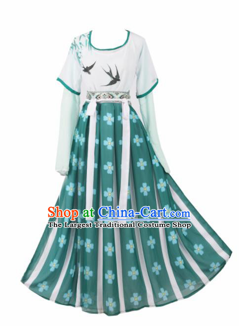 Chinese Ancient Cosplay Fairy Court Maid Dress Traditional Hanfu Princess Costume for Women