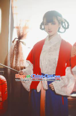 Chinese Traditional Cosplay Maidservants Dress Custom Ancient Swordswoman Costume for Women
