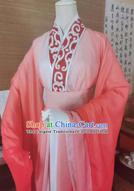 Chinese Ancient Cosplay Swordsman Orange Clothing Custom Traditional Royal Prince Costume fro Men
