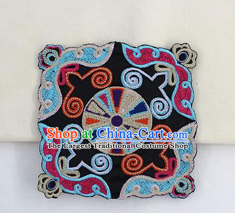 Chinese Ancient Handmade Embroidered Patch Accessories Traditional Embroidery Appliqu Craft for Women
