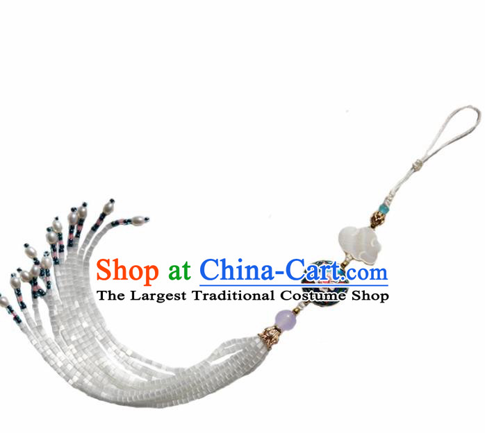 Chinese Ancient Court Tassel Brooch Traditional Princess Hanfu Breastpin Accessories for Women