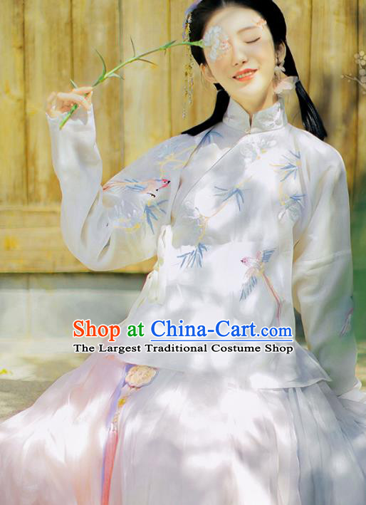 Traditional Chinese Ming Dynasty Hanfu Dress Ancient Nobility Lady Replica Costumes for Women