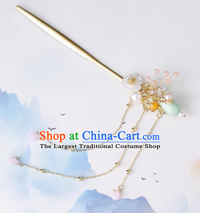 Top Chinese Traditional Tassel Hair Clip Handmade Hanfu Hairpins Hair Accessories for Women