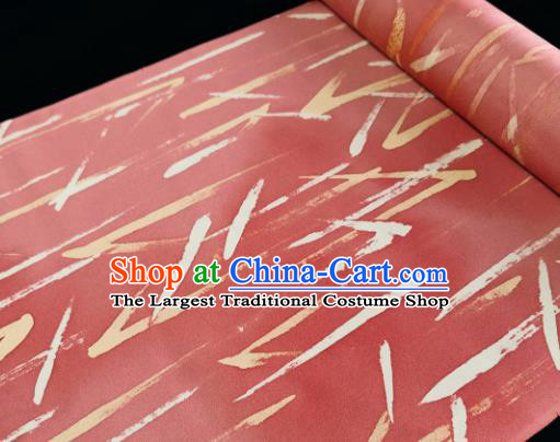 Chinese Traditional Classical Pattern Design Red Silk Fabric Asian China Cheongsam Silk Material