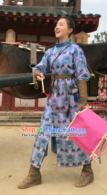 Chinese Ancient Tang Dynasty Female Swordsman Drama the Longest Day in Chang An Wen Ran Replica Costumes for Women
