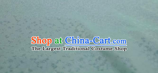 Chinese Traditional Pattern Design Light Green Silk Fabric Asian China Hanfu Mulberry Silk Material