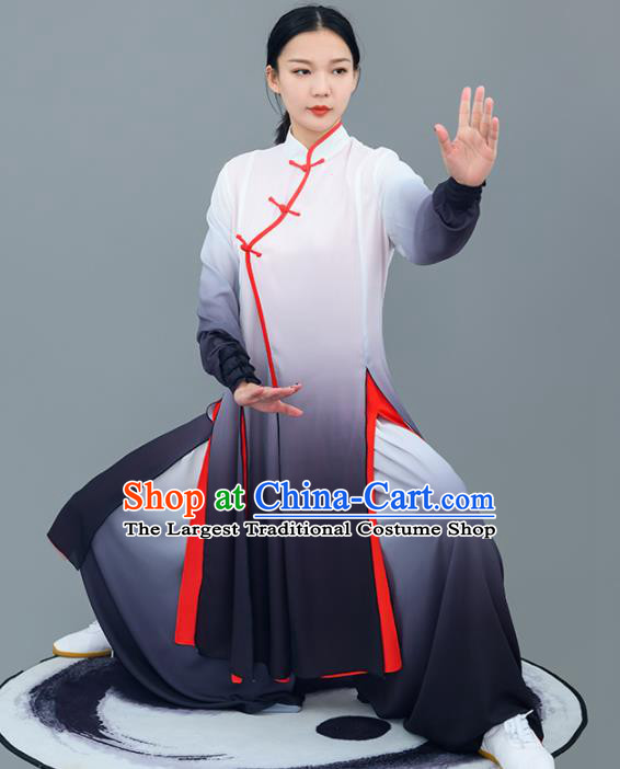 Chinese Traditional Tai Chi Training Costumes Martial Arts Performance Outfits for Women