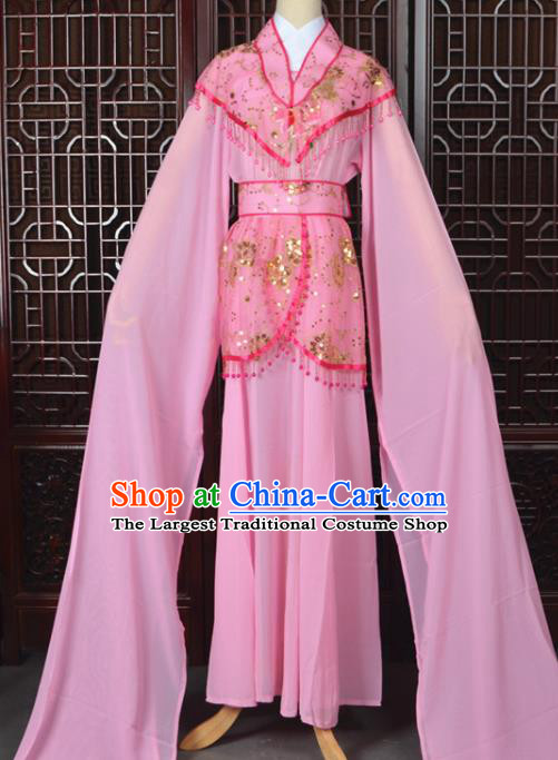 Chinese Traditional Beijing Opera Hua Dan Pink Dress Peking Opera Diva Costumes for Women