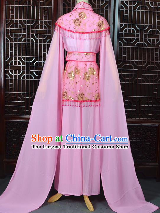 Chinese Traditional Beijing Opera Hua Dan Pink Dress Peking Opera Diva Costumes for Women