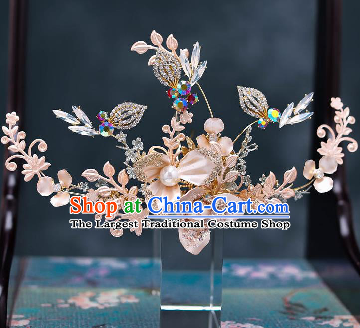 Chinese Traditional Hair Combs Bride Handmade Tassel Hairpins Wedding Hair Accessories Complete Set for Women