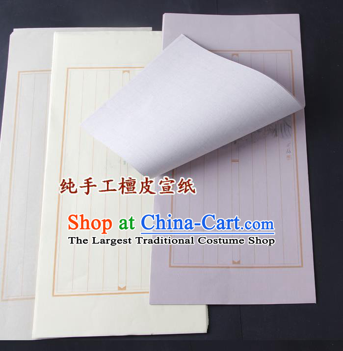 Traditional Chinese Classical Pattern Paper Handmade Calligraphy Xuan Paper Craft