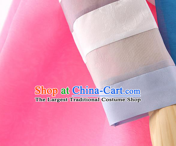 Korean Bride Hanbok Pink Blouse and Rosy Dress Korea Fashion Wedding Costumes Traditional Festival Apparels for Women