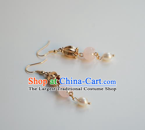 Handmade Chinese Classical Ear Accessories Ancient Hanfu Convallaria Earrings