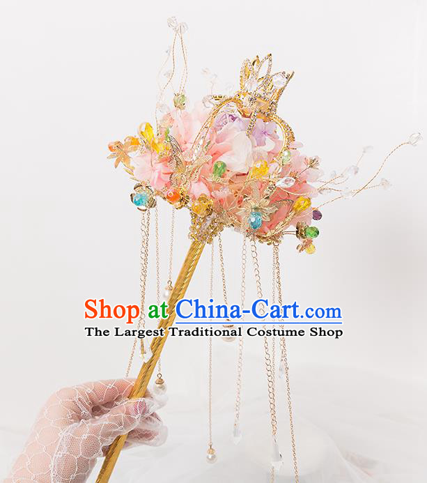 Handmade Baroque Queen Scepters Wedding Accessories Classical European Bride Bridal Bouquet