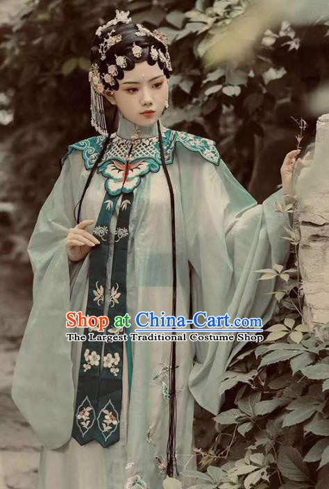 Chinese Ming Dynasty Nobility Beauty Costumes Ancient Beijing Opera Clothing and Headdress Full Set