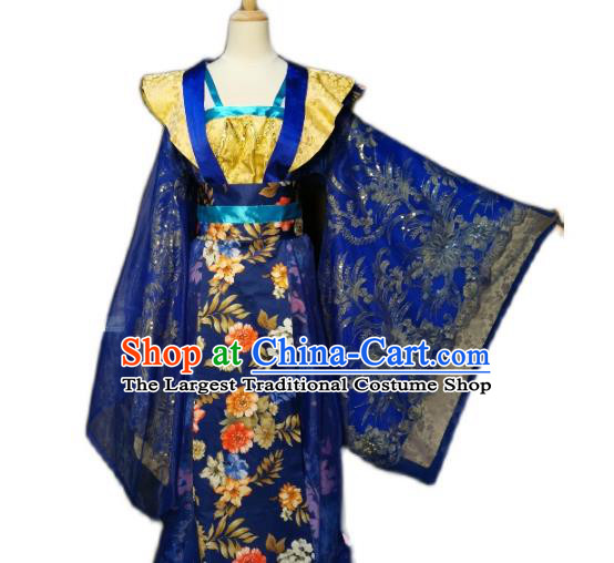 China Ancient Drama Imperial Consort Costumes Hanfu Dress Tang Dynasty Female Clothing