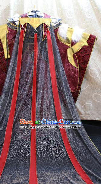 Cosplay Warrior Commander Red Costumes Custom China Ancient Swordsman Yu Bingtao Clothing