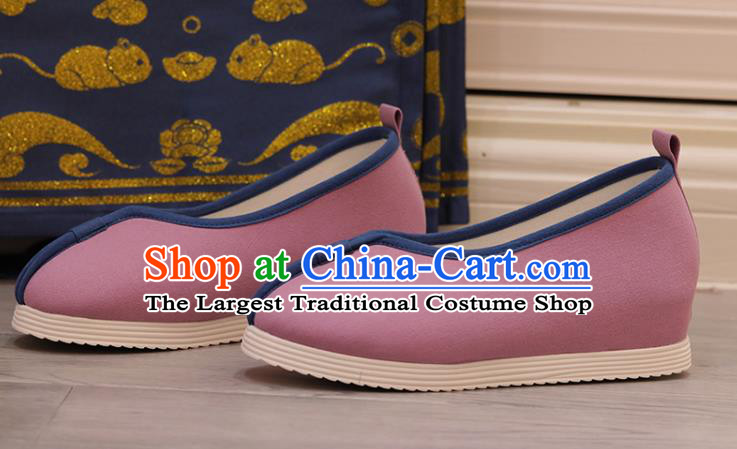 China Opera Shoes Princess Shoes Handmade Pink Cloth Shoes Hanfu Shoes Women Shoes