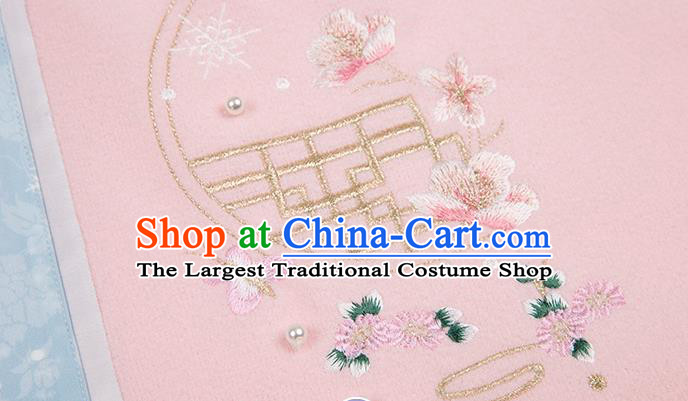 China Traditional Ancient Village Girl Costumes Song Dynasty Civilian Female Hanfu Clothing