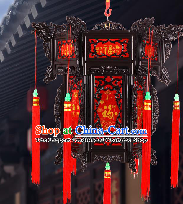 Chinese Decorations Lamp Classical Red Lanterns Traditional New Year Palace Lantern Handmade Ceiling Lamp