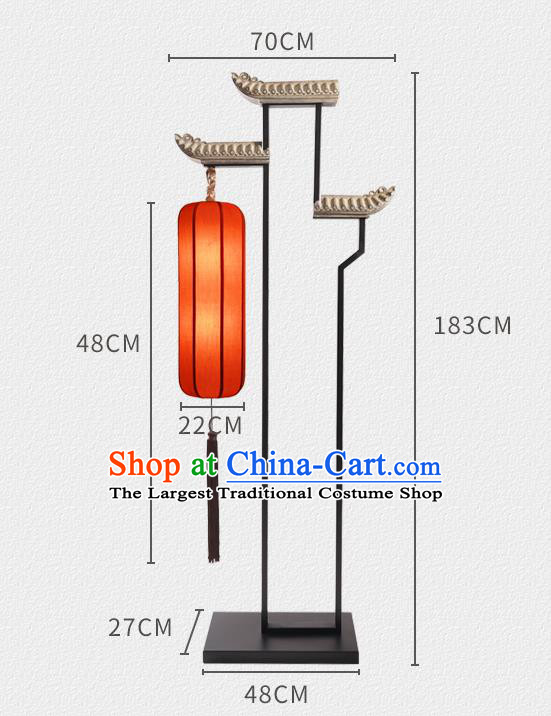 China Traditional Home Decorations Spring Festival Floor Lantern Red Lamp