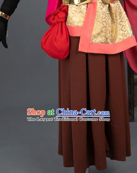 Chinese Cosplay Civilian Female Costumes Ancient Ming Dynasty Swordswoman Hanfu Apparels