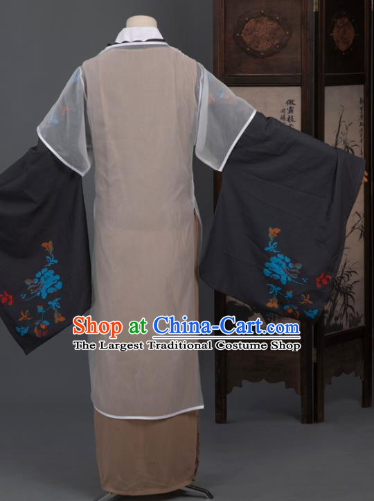 Cosplay Chinese Yuan Dynasty Scholar Costumes Ancient Litterateur Tang Xianzu Clothing