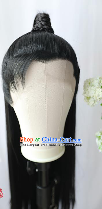 Best Chinese Drama Ancient Childe Wig Sheath China Quality Front Lace Wigs Cosplay Young Knight Wig