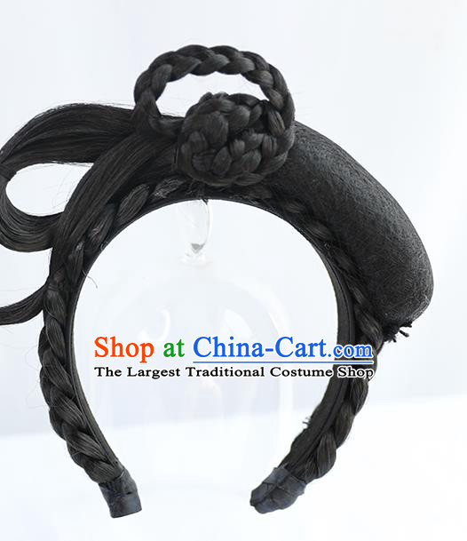Chinese Tang Dynasty Princess Wig Hairpiece Quality Wig Sheath China Ancient Cosplay Goddess Wigs Chignon Hair Clasp