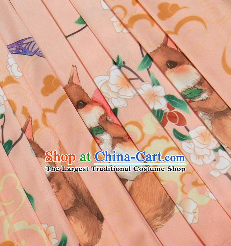 Ancient China Noble Countess Costumes Traditional Ming Dynasty Court Women Embroidered Clothing