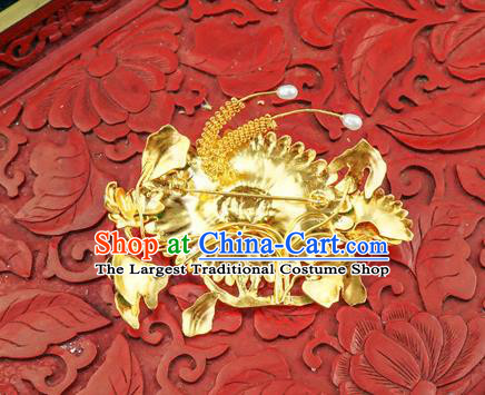 China Classical Qing Dynasty Brooch Traditional Handmade Court Cloisonne Chrysanthemum Breastpin