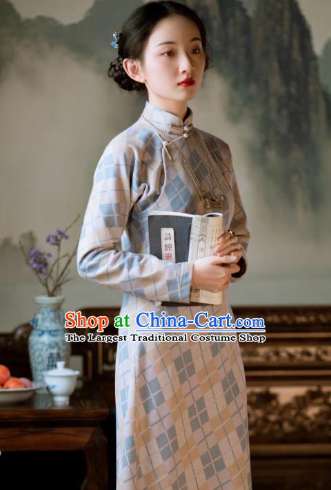 Chinese National Cheongsam Traditional Women Costume Classical Qipao Dress