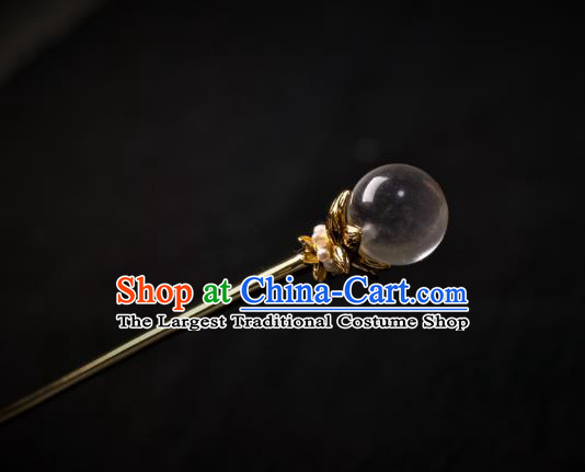 China Ming Dynasty Princess Albite Hair Sticks Ancient Palace Lady Hair Accessories Golden Hairpins