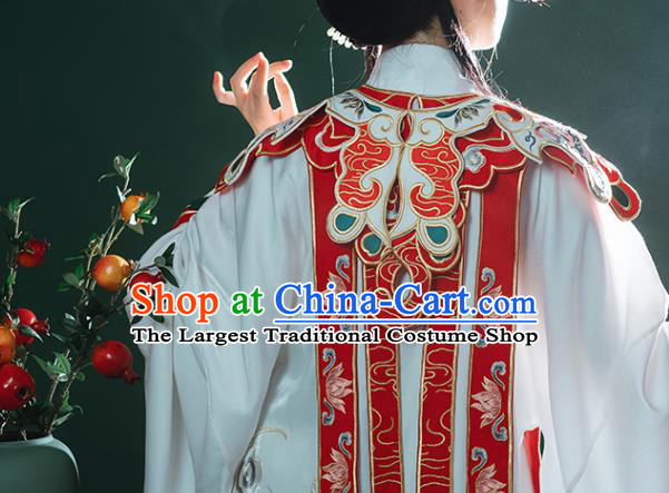 China Ancient Ming Dynasty Court Princess Embroidered Costume Traditional Palace Hanfu Clothing for Women
