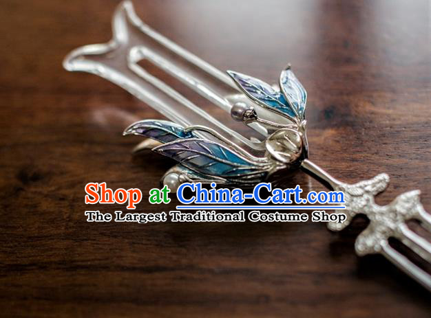 China Hanfu Crystal Hair Stick Traditional Han Dynasty Princess Hairpin Ancient Court Lady Hair Accessories