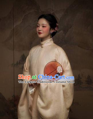 China Ancient Noble Mistress Hanfu Dress Costume Traditional Ming Dynasty Royal Countess Historical Clothing