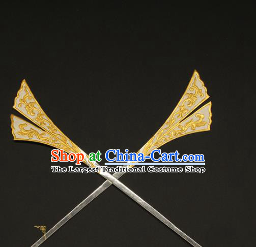 China Traditional Court Hair Stick Ancient Empress Hairpin Handmade Tang Dynasty Hair Accessories