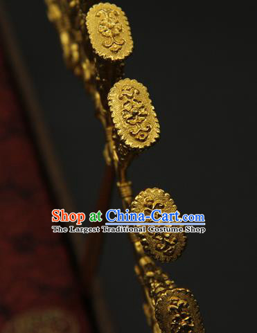 China Handmade Court Hair Stick Ancient Queen Hairpin Traditional Song Dynasty Palace Hair Accessories