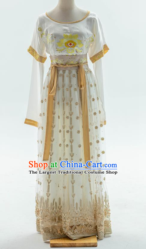 China Classical Dance Clothing Ancient Tang Dynasty Palace Princess Historical Costumes