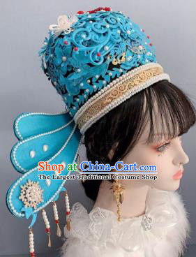 China Traditional Ancient Court Queen Hat Headwear Ming Dynasty Imperial Empress Pearls Phoenix Coronet