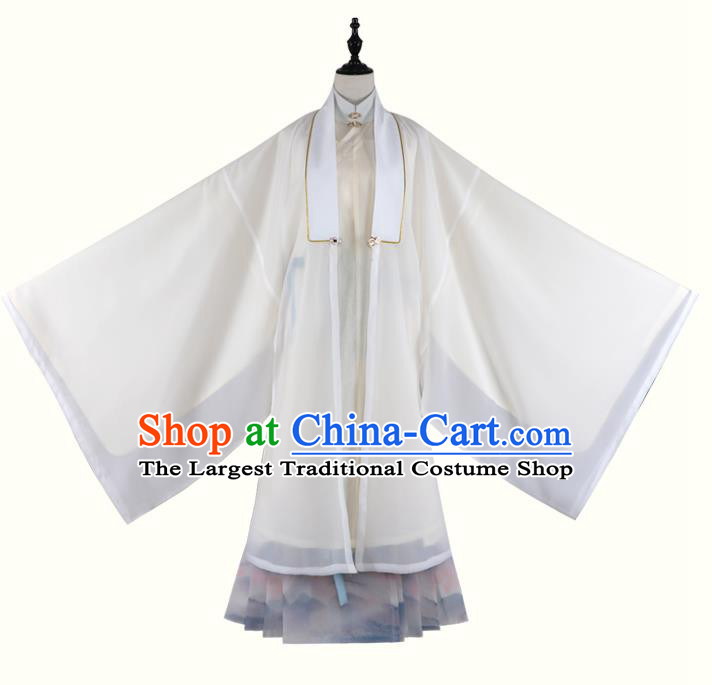 China Ming Dynasty Noble Princess Hanfu Dress Traditional Ancient Royal Infanta Historical Clothing Complete Set