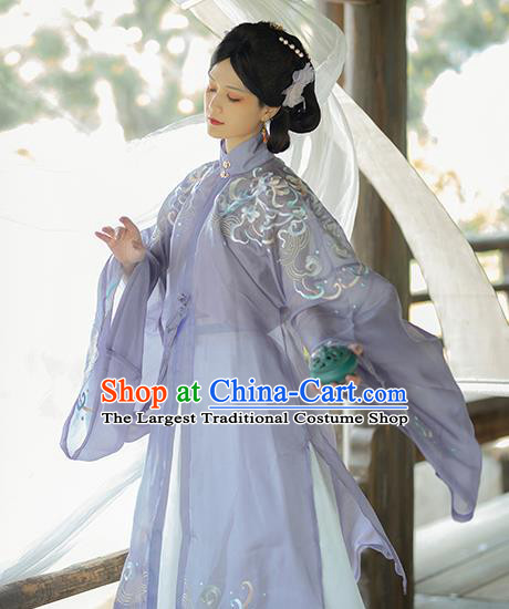 China Ancient Noble Woman Historical Clothing Traditional Ming Dynasty Noble Mistress Hanfu Dresses
