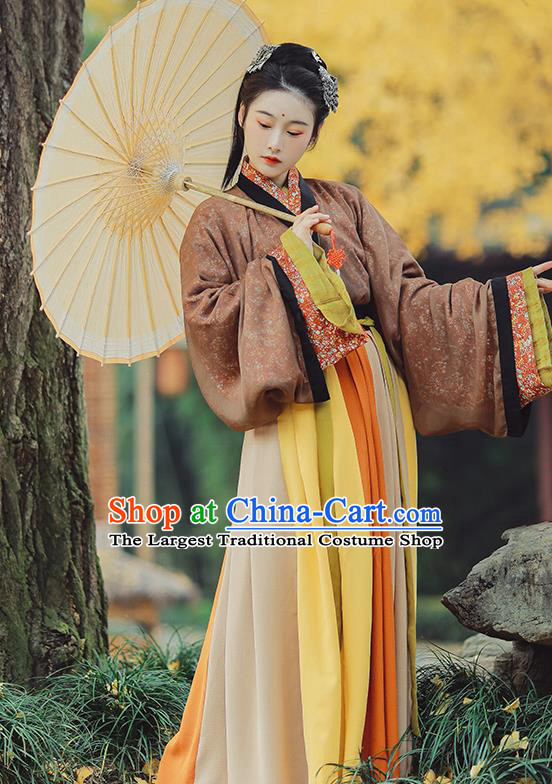 Ancient China Royal Infanta Hanfu Dress Costumes Traditional Jin Dynasty Palace Princess Historical Clothing Complete Set